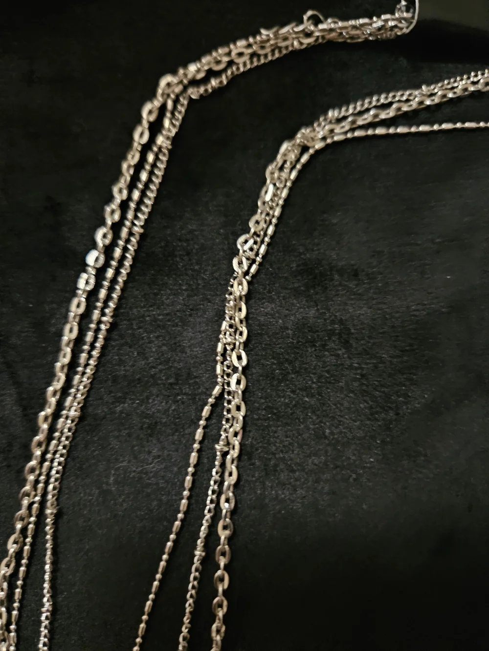 paparazzi Silver-Tone Layered Necklace with Taupe Beads
